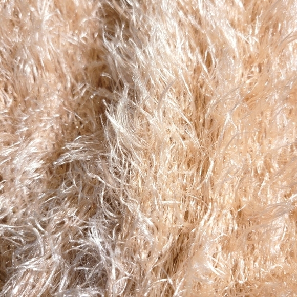 Two Fuzzy Fall Winter Scarves 5"×62" - Picture 5 of 9